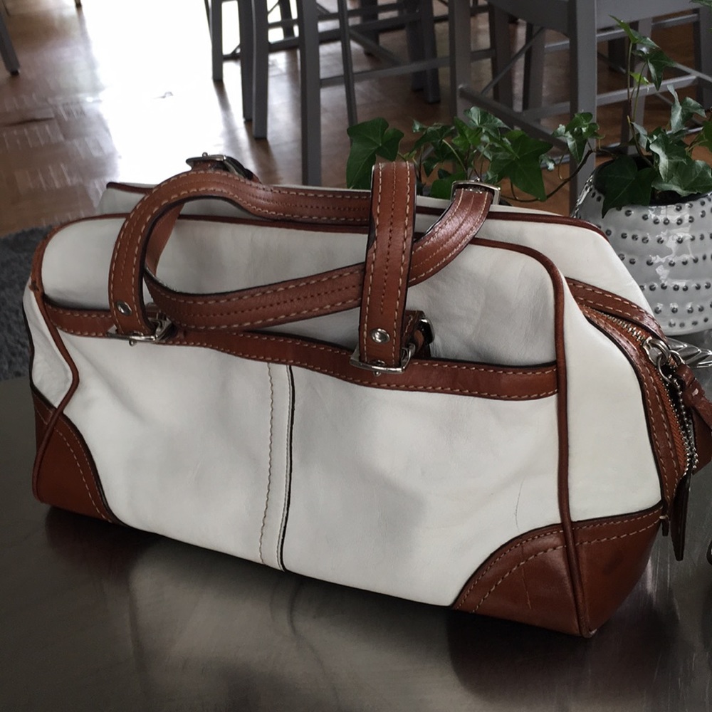 Coach/ Hampton/ Leather/Satchel/ F11198/